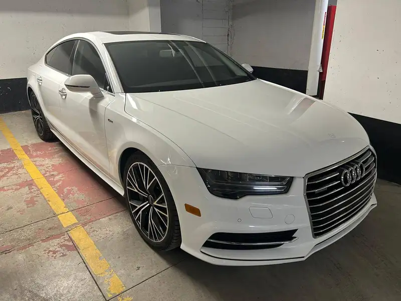 2018 Audi A7 Progressiv, bílá, 80 000 km, dovoz Kanada — foto 3 z 5