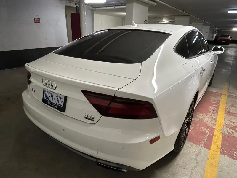 2018 Audi A7 Progressiv, bílá, 80 000 km, dovoz Kanada — foto 5 z 5