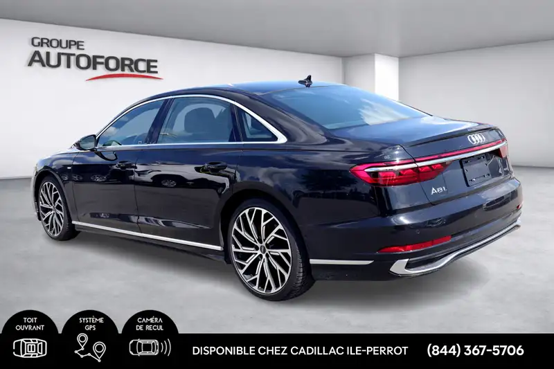 2022 Audi A8 L QUATTRO, černá, 75 004 km, dovoz Kanada — foto 4 z 12