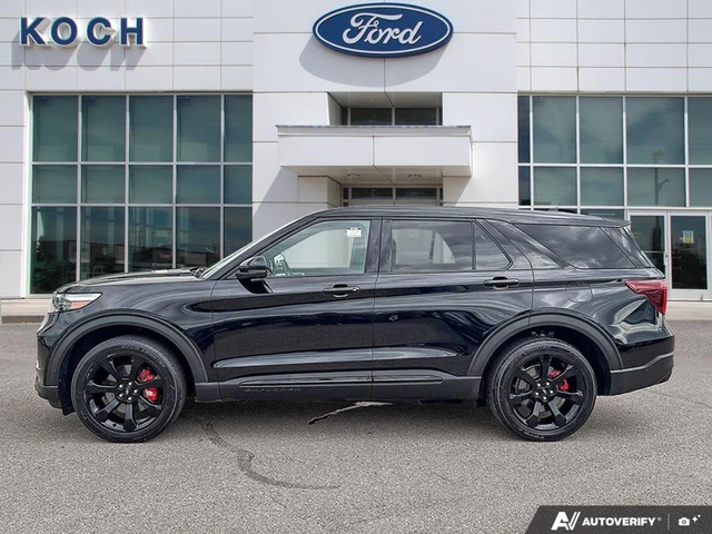 2021 Ford Explorer ST, černá, 116 669 km, dovoz Kanada — foto 3 z 19