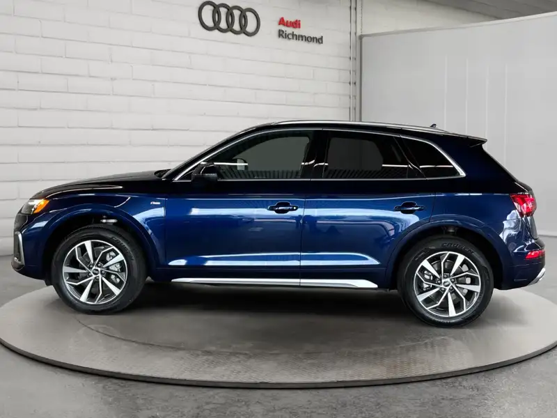 2023 Audi Q5 Progressiv, modrá, 28 300 km, dovoz Kanada — foto 8 z 12
