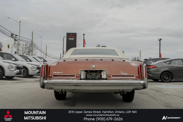 1976 Cadillac Eldorado CONVERTABLE, červená, 69 036 km, dovoz Kanada — foto 6 z 19