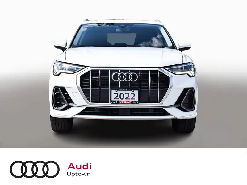 2022 Audi Q3 Progressiv, bílá, 82 473 km, dovoz Kanada — foto 4 z 12