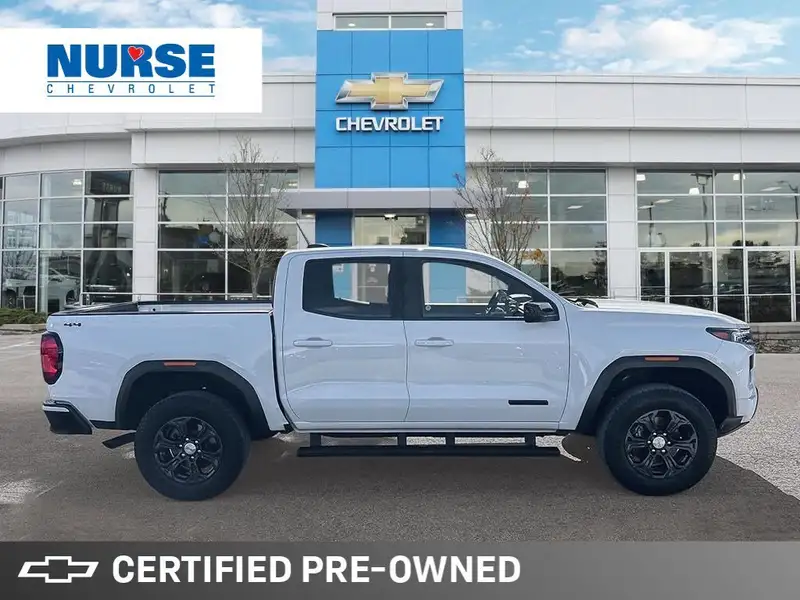 2024 GMC Canyon Elevation, bílá, 55 476 km, dovoz Kanada — foto 2 z 12
