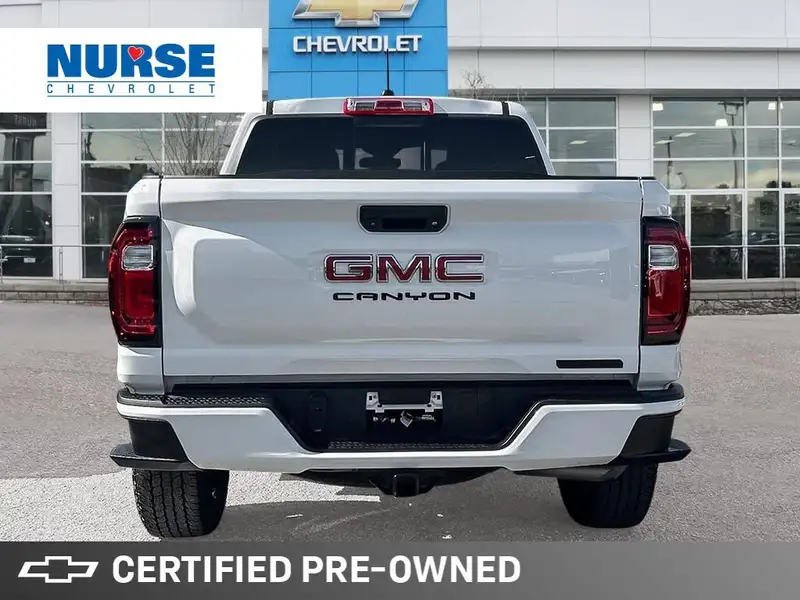 2024 GMC Canyon Elevation, bílá, 55 476 km, dovoz Kanada — foto 4 z 12