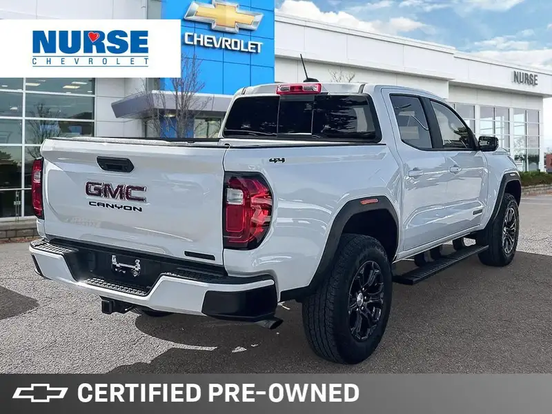 2024 GMC Canyon Elevation, bílá, 55 476 km, dovoz Kanada — foto 5 z 12
