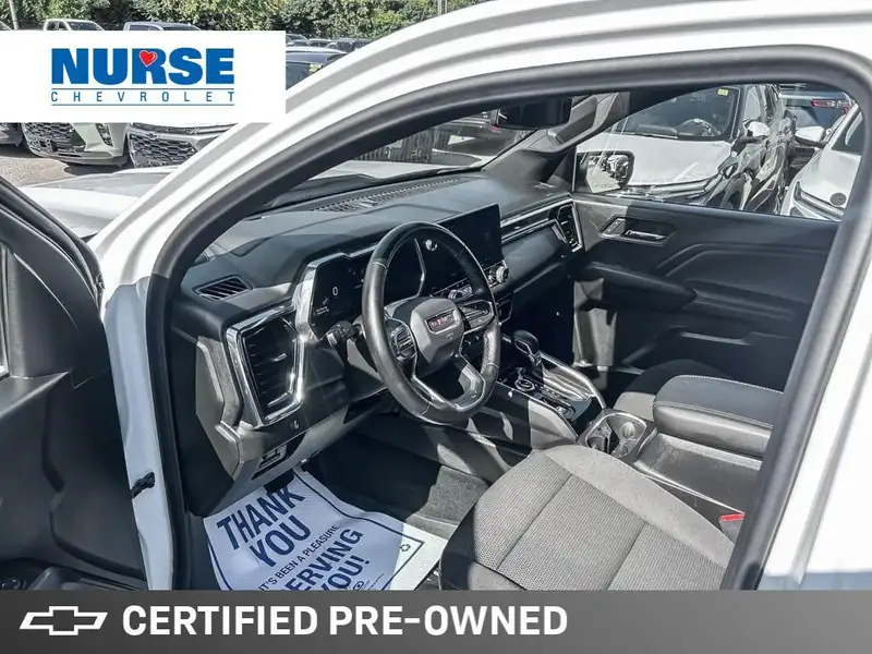 2024 GMC Canyon Elevation, bílá, 55 476 km, dovoz Kanada — foto 9 z 12