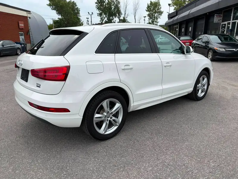2016 Audi Q3 Progressiv, bílá, 117 930 km, dovoz Kanada — foto 4 z 12