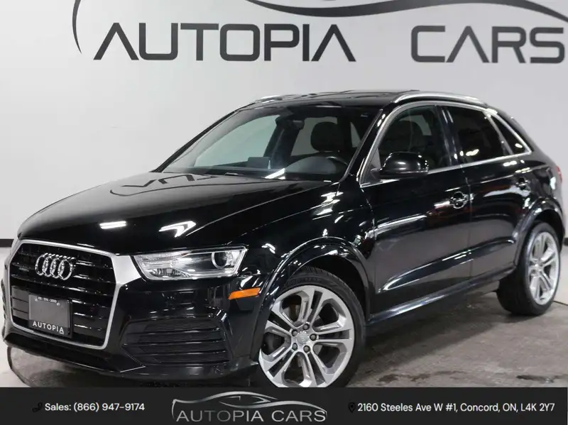 2018 Audi Q3 Progressiv, černá, 109 268 km, dovoz Kanada — foto 1 z 12 2018 Audi Q3 Progressiv, černá, 109 268 km, dovoz Kanada — foto 1 z 12