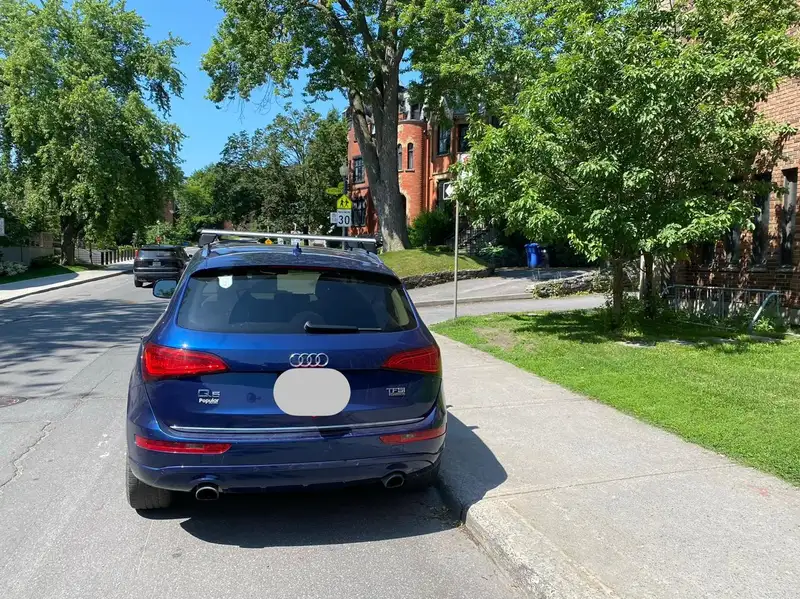 2017 Audi Q5 Technik, modrá, 69 000 km, dovoz Kanada — foto 4 z 12