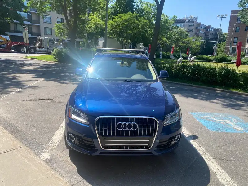 2017 Audi Q5 Technik, modrá, 69 000 km, dovoz Kanada — foto 7 z 12