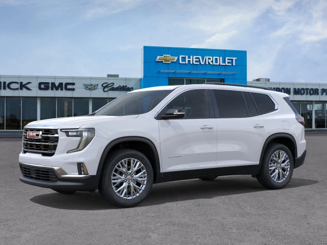2026 GMC Acadia Elevation, bílá, 2 612 km, dovoz Kanada — foto 2 z 5