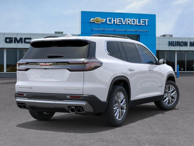 2026 GMC Acadia Elevation, bílá, 2 612 km, dovoz Kanada — foto 4 z 5