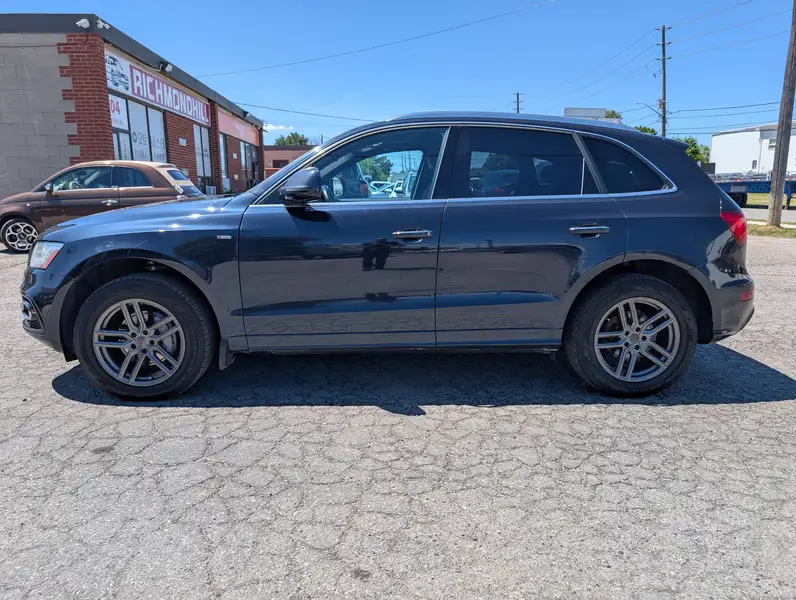 2017 Audi Q5 Technik, modrá, 198 000 km, dovoz Kanada — foto 2 z 12