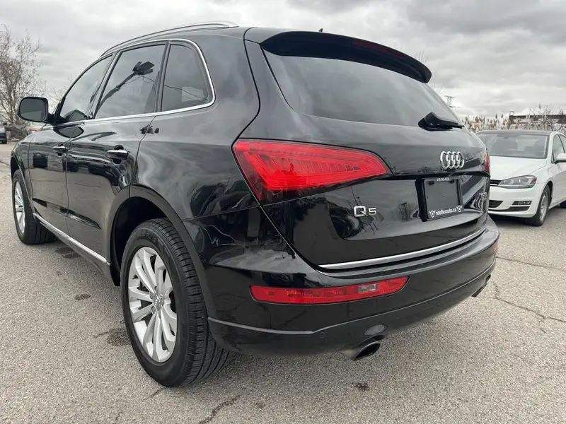 2016 Audi Q5 2.0T Progressiv, černá, 148 576 km, dovoz Kanada — foto 7 z 12