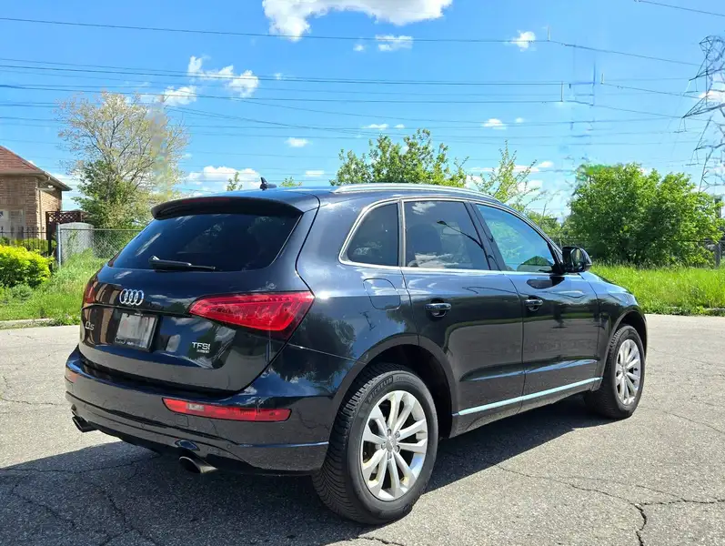 2014 Audi Q5 Technik, modrá, 115 000 km, dovoz Kanada — foto 3 z 12