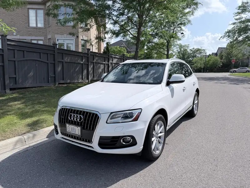 2017 Audi Q5 Technik, bílá, 110 000 km, dovoz Kanada — foto 2 z 10