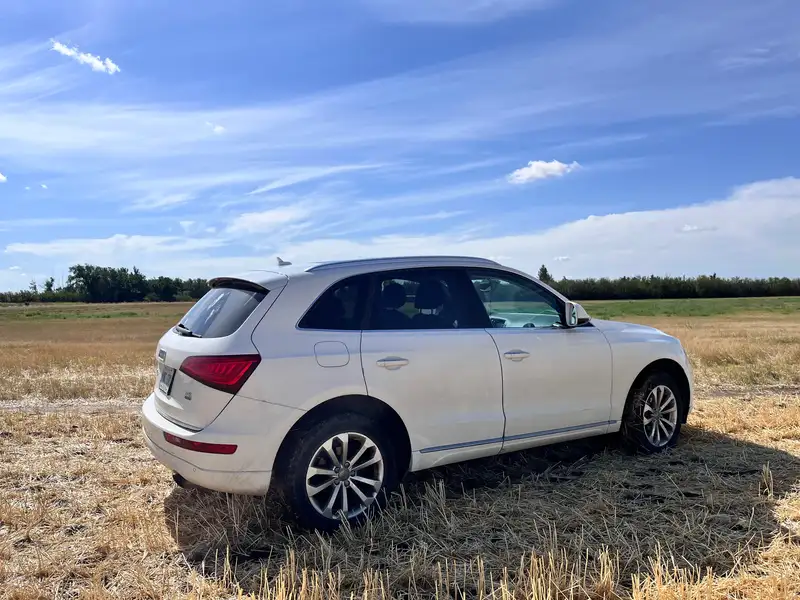 2017 Audi Q5 Progressiv, bílá, 258 000 km, dovoz Kanada — foto 2 z 12