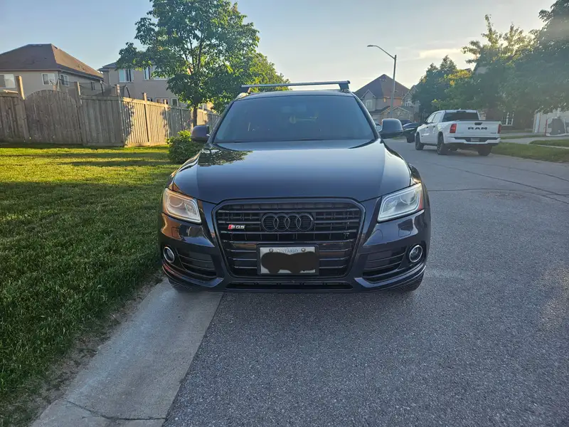 2017 Audi Q5 Progressiv, modrá, 195 000 km, dovoz Kanada — foto 2 z 10