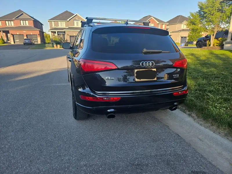 2017 Audi Q5 Progressiv, modrá, 195 000 km, dovoz Kanada — foto 4 z 10
