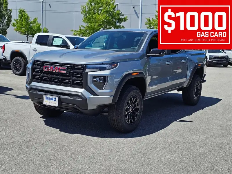 2026 GMC Canyon Elevation, stříbrná, 4 km, dovoz Kanada — foto 3 z 12