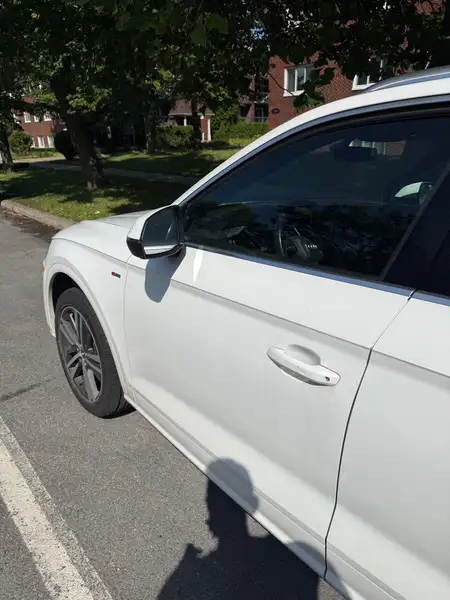 2018 Audi Q5 Progressiv, bílá, 159 600 km, dovoz Kanada — foto 4 z 8
