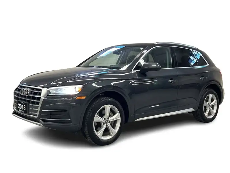2018 Audi Q5 Progressiv, šedá, 200 000 km, dovoz Kanada — foto 3 z 12