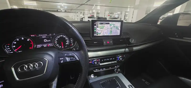 2018 Audi Q5 Progressiv, modrá, 120 000 km, dovoz Kanada — foto 6 z 7