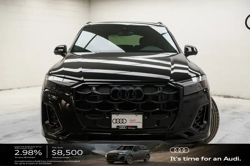 2026 Audi Q7 Progressiv, černá, 21 km, dovoz Kanada — foto 2 z 12