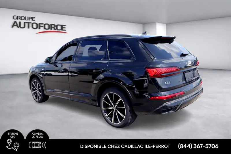 2022 Audi Q7 Progressiv, černá, 65 369 km, dovoz Kanada — foto 4 z 12