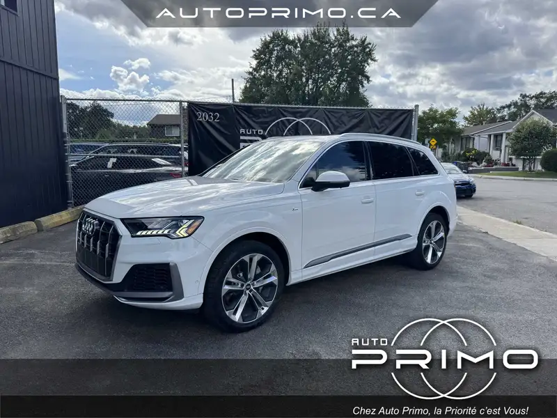 2023 Audi Q7 Progressiv, bílá, dovoz Kanada — foto 2 z 12