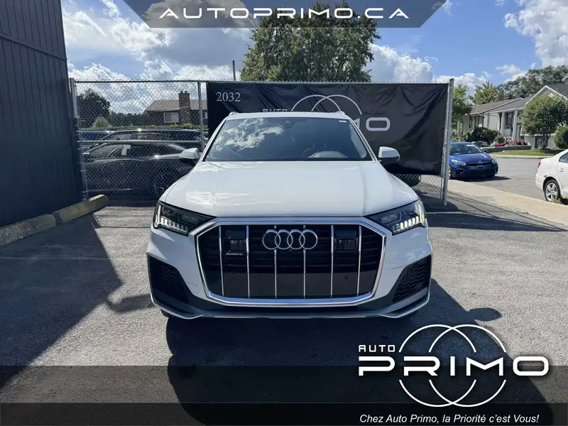 2023 Audi Q7 Progressiv, bílá, dovoz Kanada — foto 3 z 12