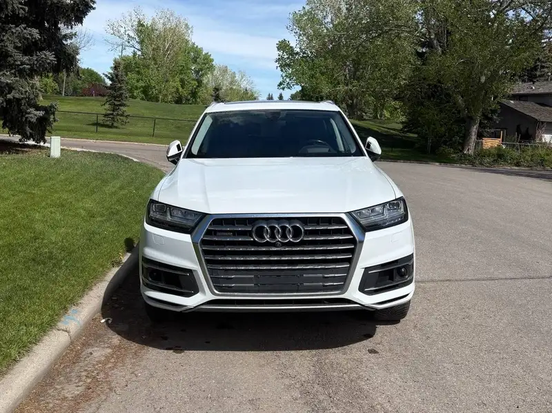 2018 Audi Q7 Technik, bílá, 123 500 km, dovoz Kanada — foto 2 z 7