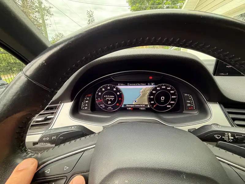 2017 Audi Q7 Progressiv, černá, 143 000 km, dovoz Kanada — foto 8 z 12