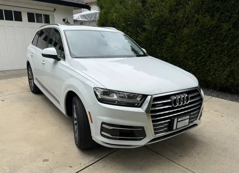 2018 Audi Q7 Technik, bílá, 146 500 km, dovoz Kanada — foto 7 z 12