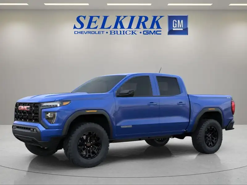 2026 GMC Canyon Elevation, modrá, 15 km, dovoz Kanada — foto 2 z 12