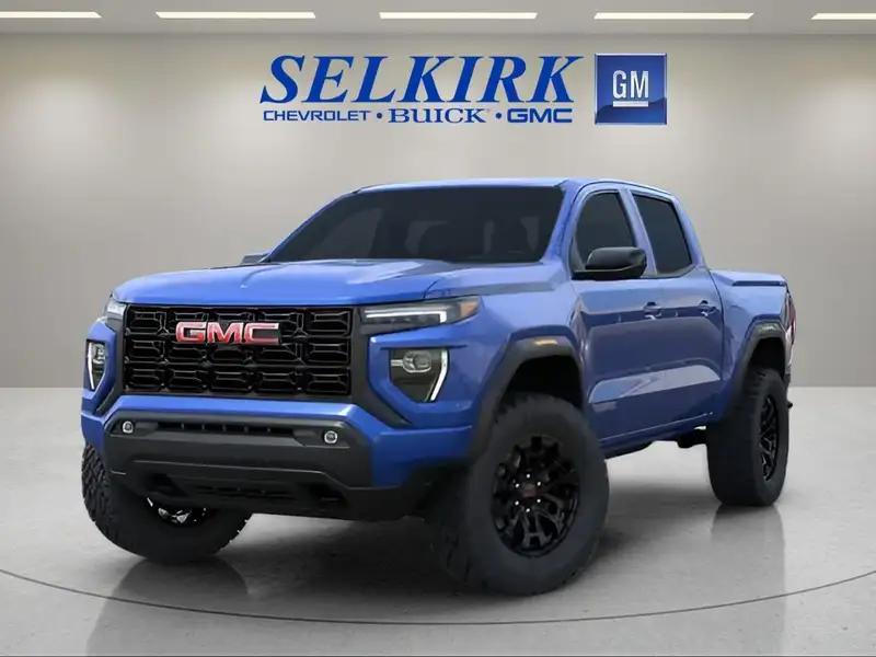2026 GMC Canyon Elevation, modrá, 15 km, dovoz Kanada — foto 8 z 12