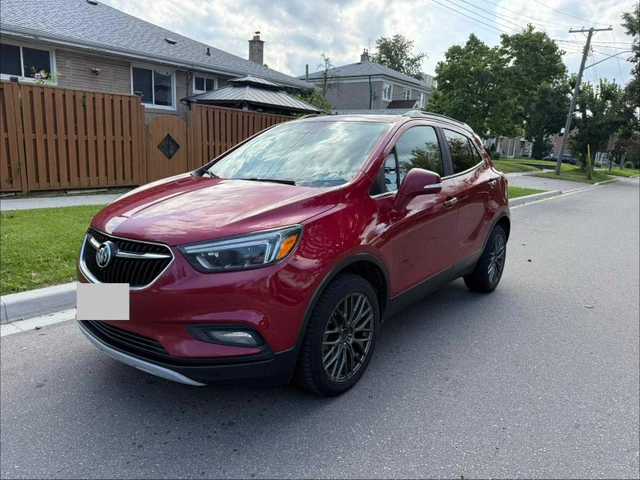2018 Buick Encore, červená, 147 860 km, dovoz Kanada — foto 3 z 5