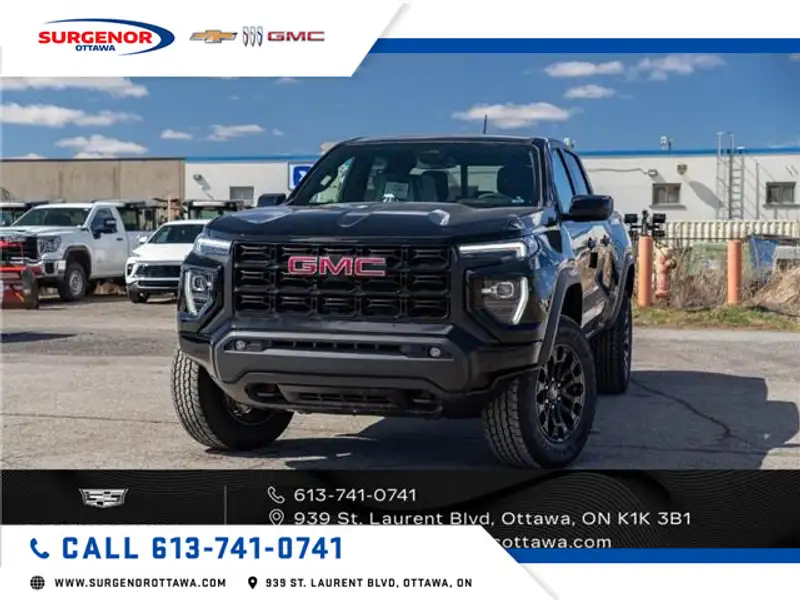 2026 GMC Canyon Elevation, černá, 95 km, dovoz Kanada — foto 9 z 12