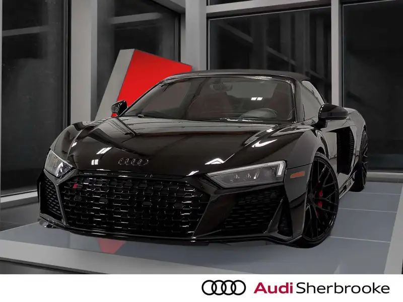 2023 Audi R8 performance, černá, 8 700 km, dovoz Kanada — foto 2 z 12