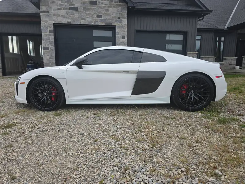 2018 Audi R8 V10 Performance Plus, bílá, 74 000 km, dovoz Kanada — foto 2 z 12