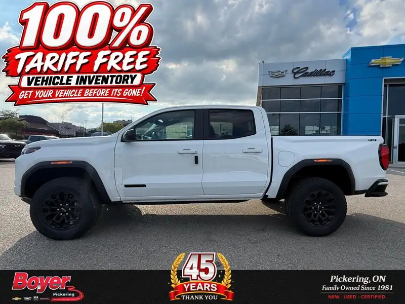 2026 GMC Canyon Elevation, bílá, 26 km, dovoz Kanada — foto 2 z 12