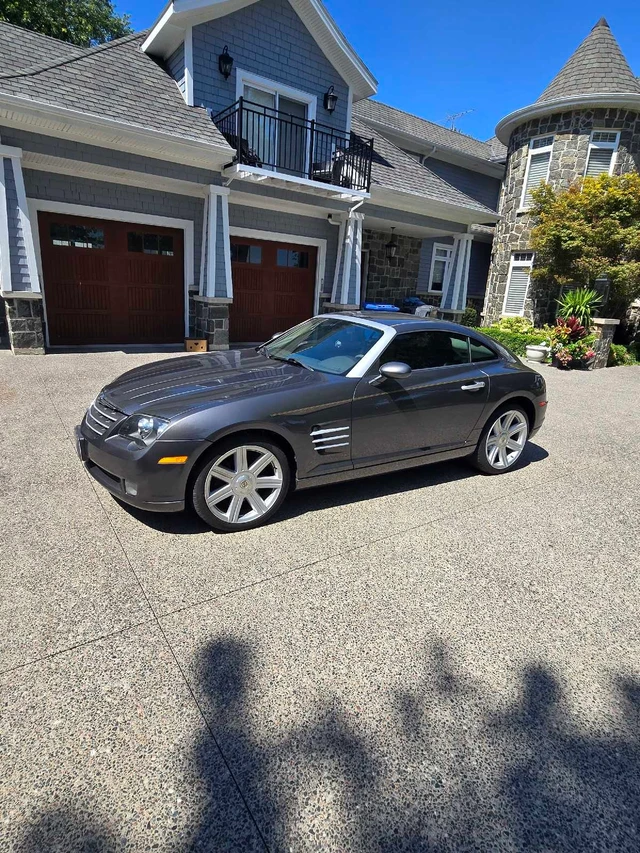 2004 Chrysler Crossfire, šedá, 80 000 km, dovoz Kanada — foto 5 z 5