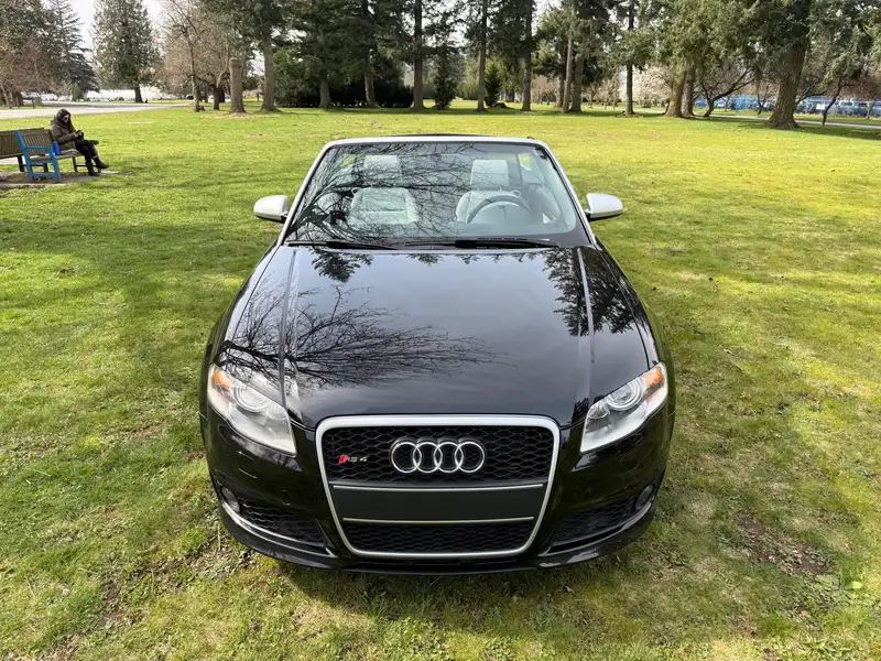 2008 Audi RS4, černá, 103 415 km, dovoz Kanada — foto 2 z 12