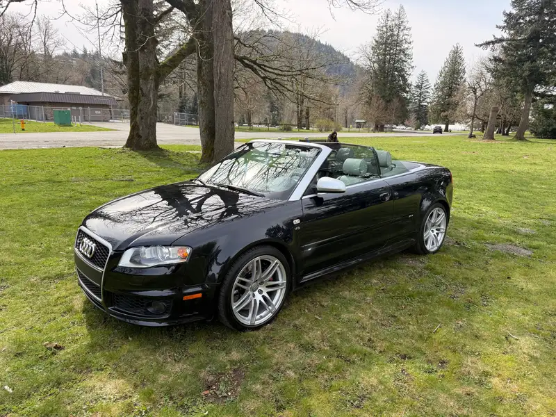 2008 Audi RS4, černá, 103 415 km, dovoz Kanada — foto 3 z 12