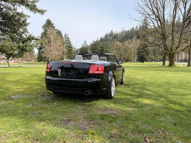 2008 Audi RS4, černá, 103 415 km, dovoz Kanada — foto 4 z 12