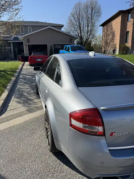 2003 Audi RS6, šedá, 57 000 km, dovoz Kanada — foto 3 z 8
