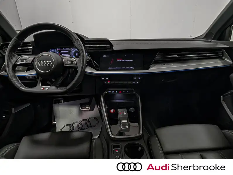 2024 Audi S3 Progressiv, šedá, 55 575 km, dovoz Kanada — foto 9 z 12