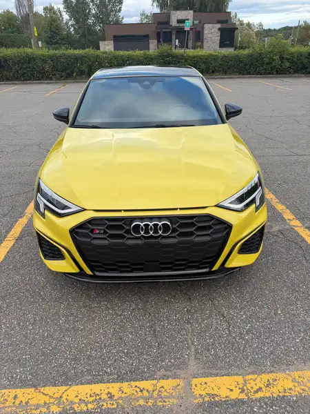 2024 Audi S3 Technik, žlutá, 36 700 km, dovoz Kanada — foto 3 z 12