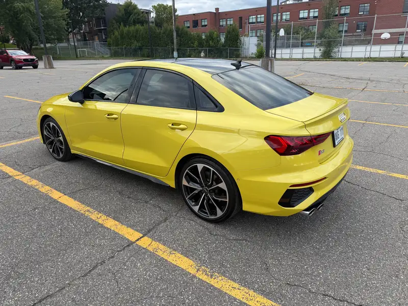 2024 Audi S3 Technik, žlutá, 36 700 km, dovoz Kanada — foto 5 z 12